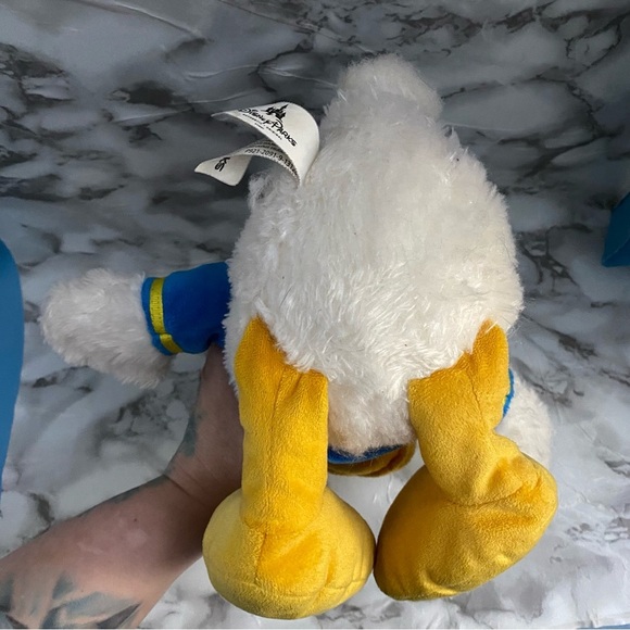 Disney Parks Donald Duck 16” Plush Fuzzy Stuffed Animal Toy Disneyland Authentic - Picture 6 of 7